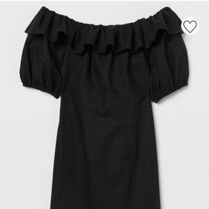 Off-Shoulder Black Dress